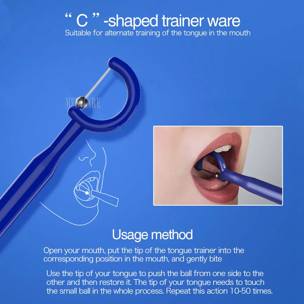 Children Mouth Tougue Tip Exerciser Trainer Oral Care Muscle Strenght Touge Training Tool Flexibility Stability Beauty World Shop