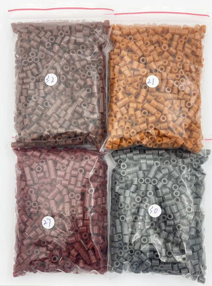 2000PCs/5MM Iron Beads Pixel Puzzle Iron Beads Mix Colors for kids Hama Beads Perler Beads Diy High Quality Handmade Gift toy Beauty World Shop