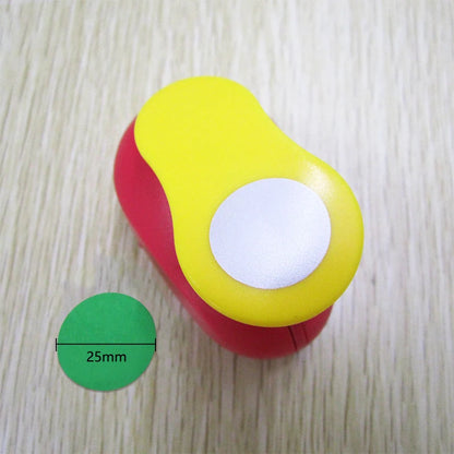 1PCS(5cm,3.8cm,2.5cm) Round shape craft punch set children manual DIY hole punches cortador de papel de scrapbook Circle punch Beauty World Shop
