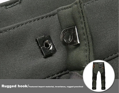 LNGXO Thick Warm Fleece Hiking Pants Men Winter Waterproof Windproof Outdoor Soft Shell Rain Trousers Trekking Camping Ski Pants Beauty World Shop