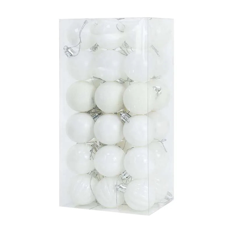 1box Christmas Balls Christmas Tree Ornaments Ball Xmas Hanging Tree Pendants Home Party Decor 2026 New Year Gift Noel Navidad Beauty World Shop
