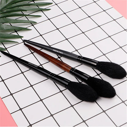 Professional Goat Hair Face Makeup Highlighter Blending Brush Long Handle Blush Brush Concealer Brush Beauty Makeup Tools Beauty World Shop