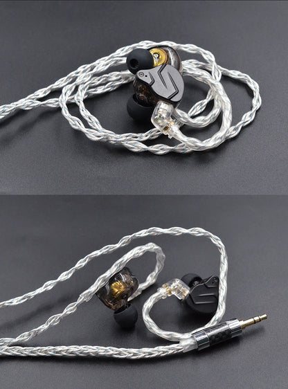 KZ 8 Core Silver Blue Hybrid 784 cores Silver plated Upgrade Cable Earphones Cable For KZ ZS10 PRO ZSN PRO ZSX DQ6 ZAX ASX ASF