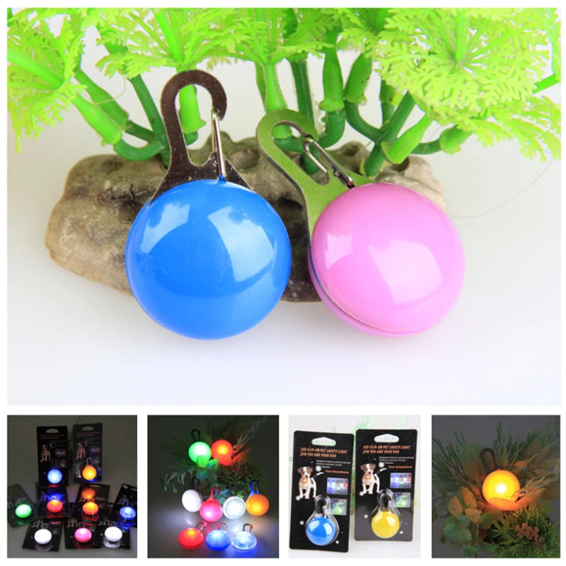LED Glowing Pendant Flashlight Dog Cat Collar Pet Leads Glow  Accessories  Bright Necklace Luminous Collar  Night Safety Decor Beauty World Shop