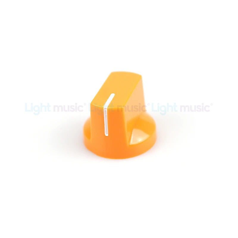 6Pcs Multi Color Flet Head Guitar Pedal Knob Electric Guitar Pot Potentiometer Knobs Guitar Accessories Beauty World Shop