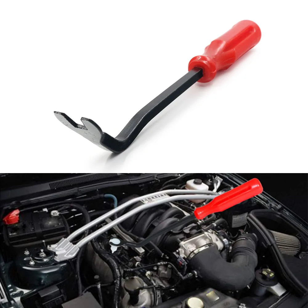 4pcs/Set Portable Car Panel Removal Tool Kit Nail Puller Radio Audio Door Pry Repair Clip Trim Dash Removal Installer Hand Tool Beauty World Shop