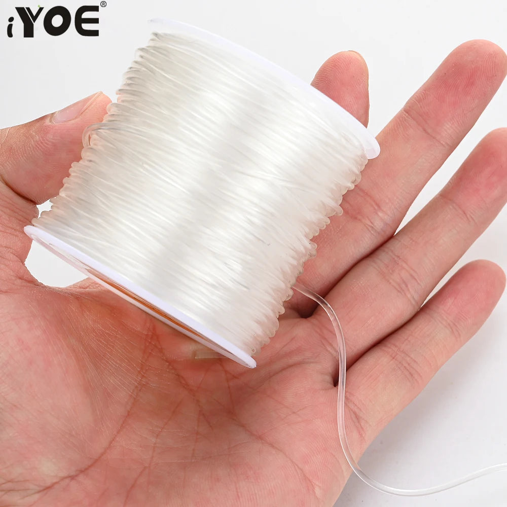 iYOE 0.5-1.5mm Elastic Cord String Transparent Elastic Thread For Jewelry Making Diy Bracelet Necklace Beaded Accessories Beauty World Shop