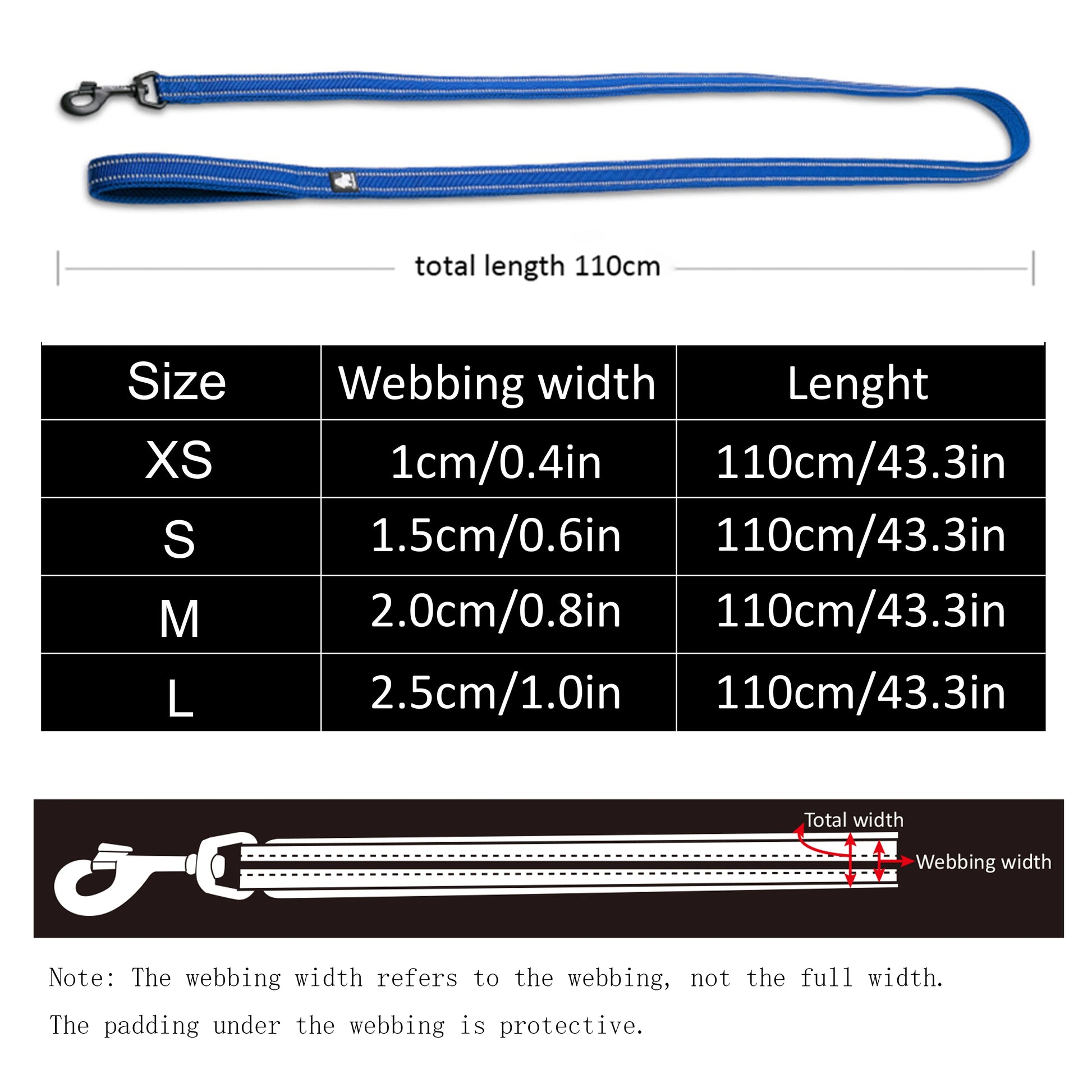 Truelove Soft Dog Pet Leash in Harness and Collar Reflective Nylon Cat Mesh Walking Training 11 Color Length 110cm TLL2111 Beauty World Shop