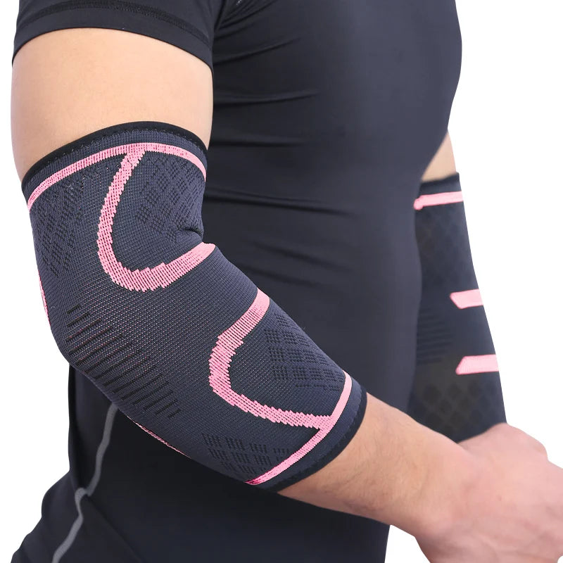 AOLIKES 1PCS Elbow Support Elastic Gym Sport Elbow Protective Pad Absorb Sweat Sport Basketball Arm Sleeve Elbow Brace Beauty World Shop