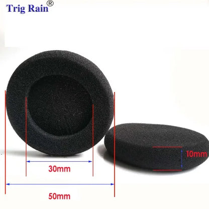 Thickened Foam Ear Pads For Headphones Sponge Replacement Cushions Covers Earphones Case 35mm 40mm 50mm 55mm 60mm 65mm 70mm 80mm