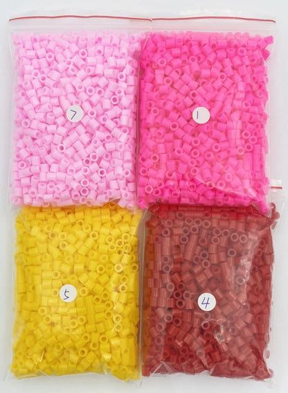 2000PCs/5MM Iron Beads Pixel Puzzle Iron Beads Mix Colors for kids Hama Beads Perler Beads Diy High Quality Handmade Gift toy Beauty World Shop