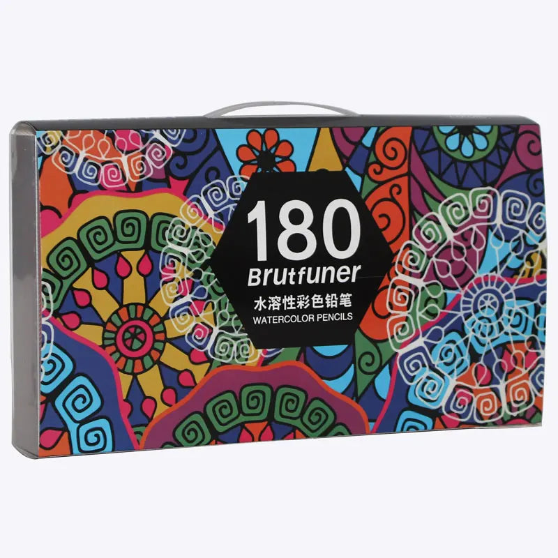 Brutfuner 48/72/120/150/160/180Colors Pencils Professional Oil Wood Soft Watercolor Pencil For School Draw Sketch Art Supplies Beauty World Shop