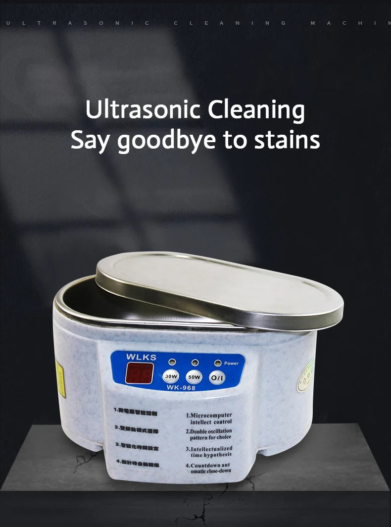 Digital Ultrasonic Cleaner Bath For Jewelry Parts Glasses Manicure Stones Cutters Dental Razor Ultrasound Cleaner Machine Beauty World Shop