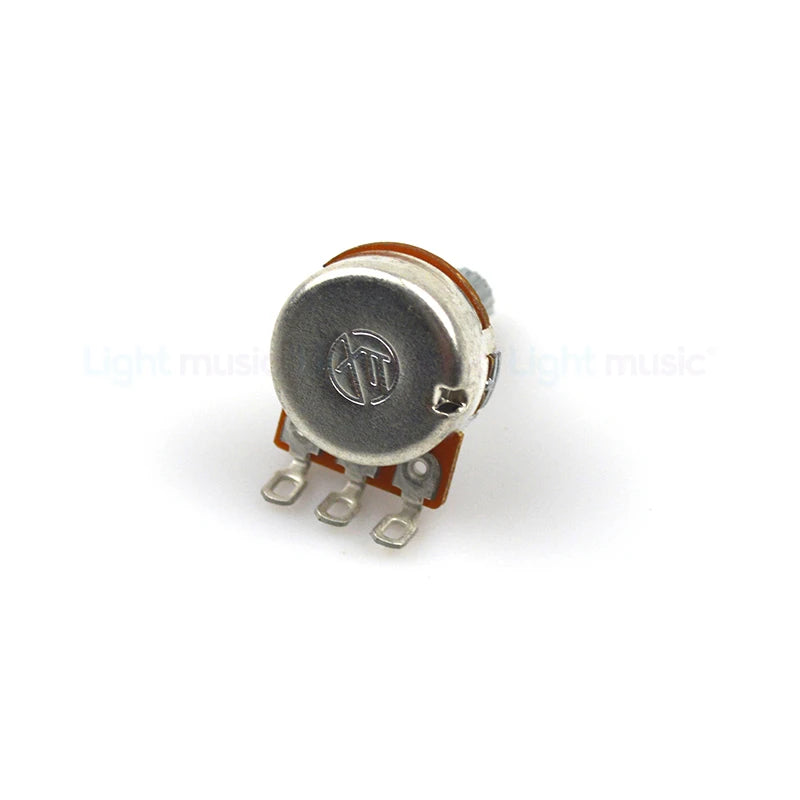 2pcs A500K B500K A250K B250K Potentiometer Splined Small Pot Electric Guitar Bass Effect Amp Tone Volume 15mm 18mm Shaft Parts Beauty World Shop