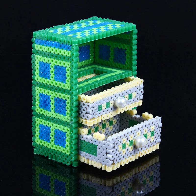 2.6mm Perler Hama beads Set 3D Puzzle Iron Beads Toy Kids Creative Handmade Craft DIY Gift fuse beads Have large pegboard Beauty World Shop