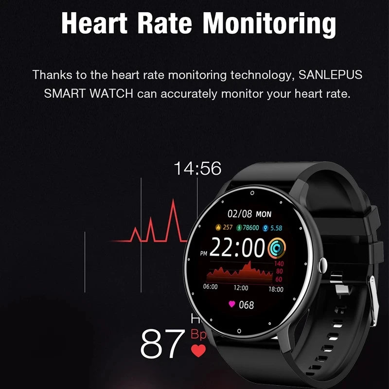 LIGE 2026 Smart Watch Women Men Ladies Gift Sport Fitness Men Watches Heart Rate Monitor Waterproof Smartwatch For Android IOS Beauty World Shop