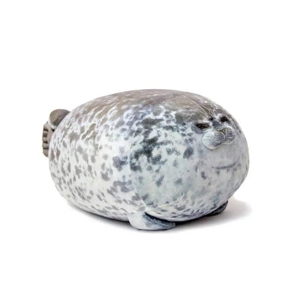 Angry Blob Seal Pillow Chubby 3D Novelty Sea Lion Doll Plush Stuffed Toy Baby Sleeping Throw Pillow Gifts for Kids Girls Beauty World Shop