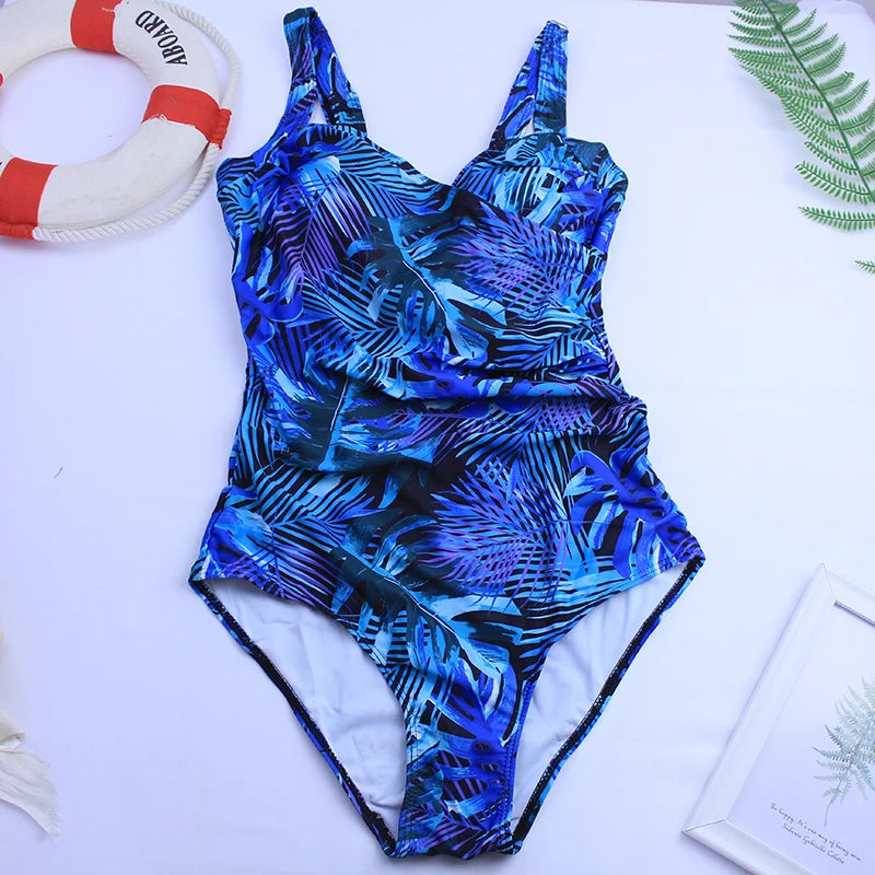 2024 One Piece Swimsuit Sexy Plus Size Swimwear Women Tummy Control Beach Wear for Bathing Suits Monokini Maillot De Bain Female Beauty World Shop