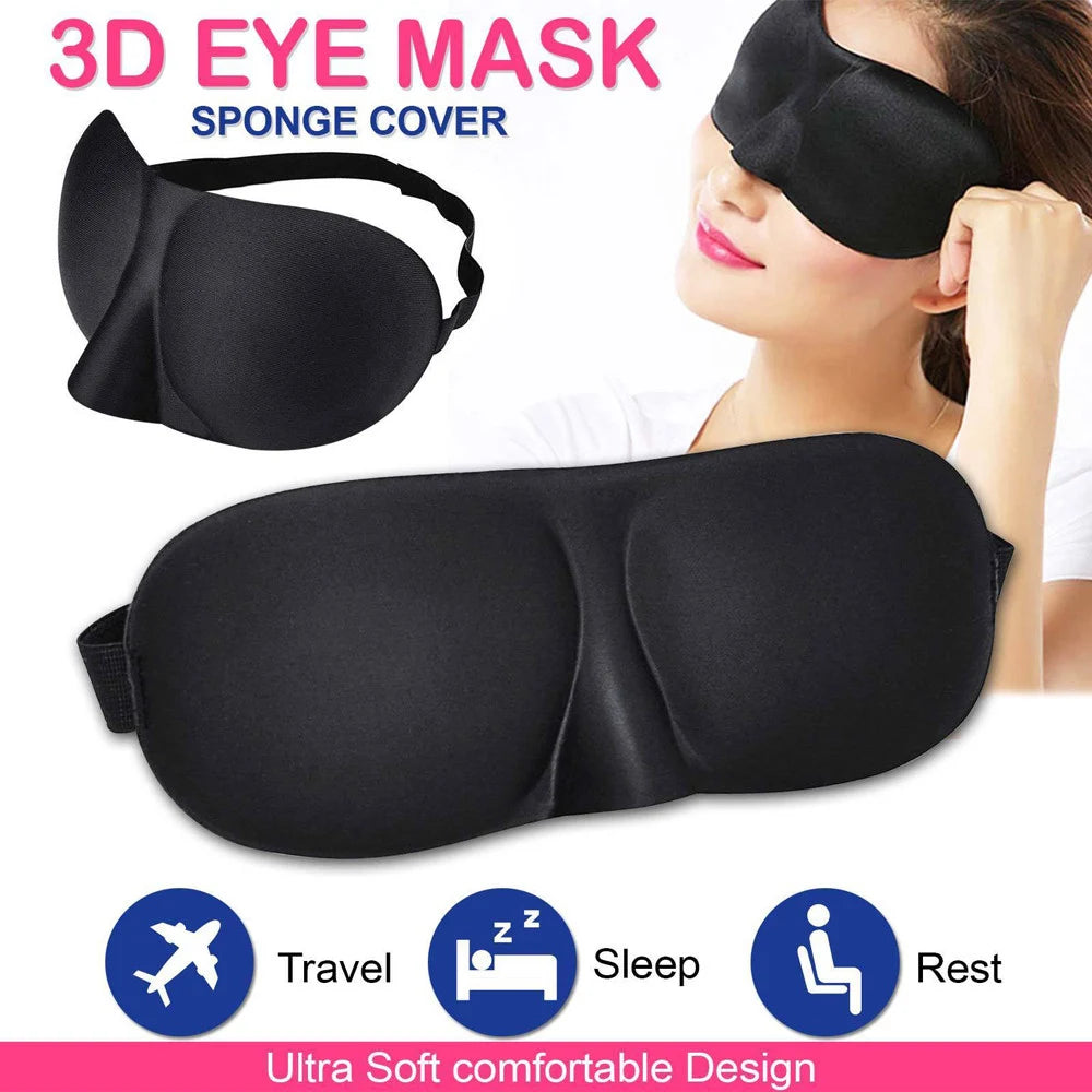 Tcare Eye Mask for Sleeping 3D Contoured Cup Blindfold Concave Molded Night Sleep Masks Block Out Light with Women Men Eyepatch Beauty World Shop