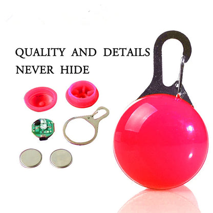 LED Glowing Pendant Flashlight Dog Cat Collar Pet Leads Glow  Accessories  Bright Necklace Luminous Collar  Night Safety Decor Beauty World Shop