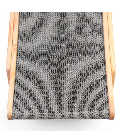 Cat Scratcher Board Wooden Frame Medium Cat Scratching Bed 3 In 1 Scratching Post Anti-Scratch Toys Claw Couch Scraper For Cats