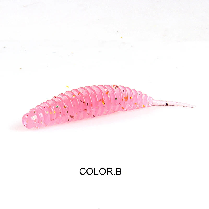 2023 Supercontinent worm bait soft bait Tanta 49mm 65mm fishing lures Pesca carp fishing bass lure Isca artificial PVA Beauty World Shop