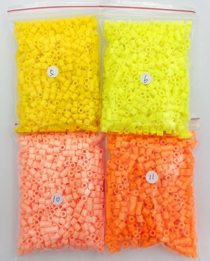 2000PCs/5MM Iron Beads Pixel Puzzle Iron Beads Mix Colors for kids Hama Beads Perler Beads Diy High Quality Handmade Gift toy Beauty World Shop