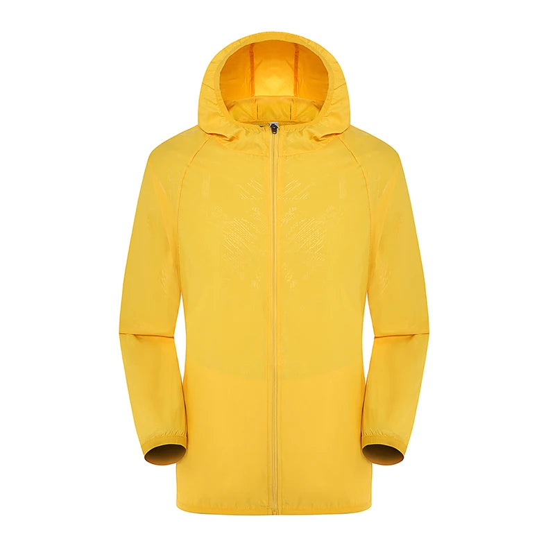 LNGXO Hiking Waterproof Jacket Women Men Camping Running Sun-Protective Windbreaker Quick Dry Outdoor Sport Rain Coat Unisex Beauty World Shop