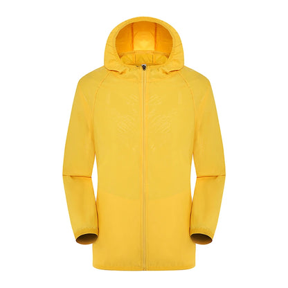 LNGXO Hiking Waterproof Jacket Women Men Camping Running Sun-Protective Windbreaker Quick Dry Outdoor Sport Rain Coat Unisex Beauty World Shop