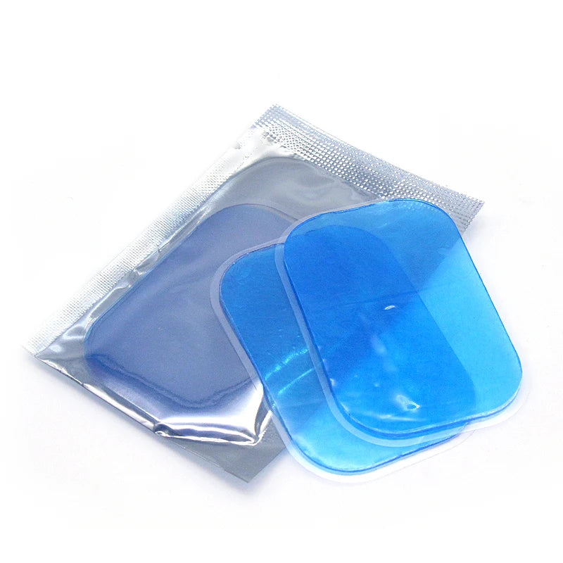 4*6cm EMS ABS Fitness Gel Pads  Muscle Stimulator Exerciser Replacement Gel Patch Fitness Accessories Training Massager Relax Beauty World Shop