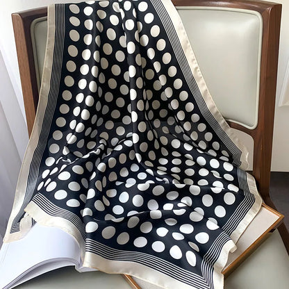 Fashion Scarves for Women Shawl Print Silk Satin Hijab Scarf Female Bandana 70*70cm Luxury Brand Square Shawls Scarfs For Ladies Beauty World Shop