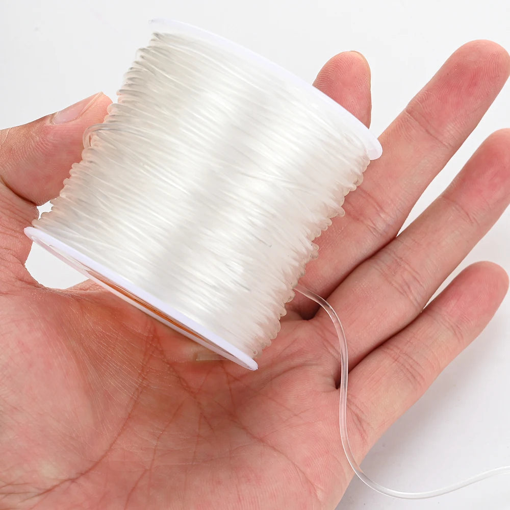 iYOE 0.5-1.5mm Elastic Cord String Transparent Elastic Thread For Jewelry Making Diy Bracelet Necklace Beaded Accessories Beauty World Shop
