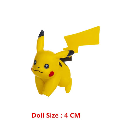 Pokemon 4-13Cm New Cartoons Movie Anime Figure Pikachu Mewtwo Charmander Blastoise Gurado Pet Action Model Toy Gifts Beauty World Shop