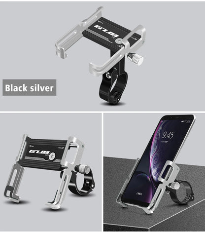 GUB Aluminum Bicycle Phone Holder Metal Bike Cell Mobile iPhone Stand for Motorcycle Scooter Handlebar Bike Headsets Stem Mount Beauty World Shop