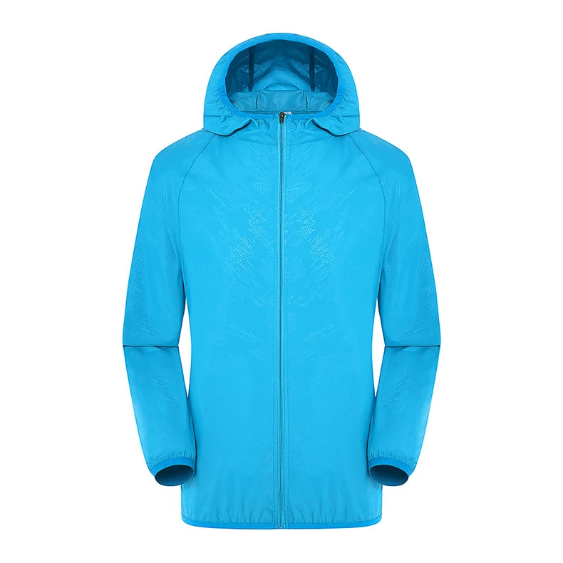 LNGXO Hiking Waterproof Jacket Women Men Camping Running Sun-Protective Windbreaker Quick Dry Outdoor Sport Rain Coat Unisex Beauty World Shop