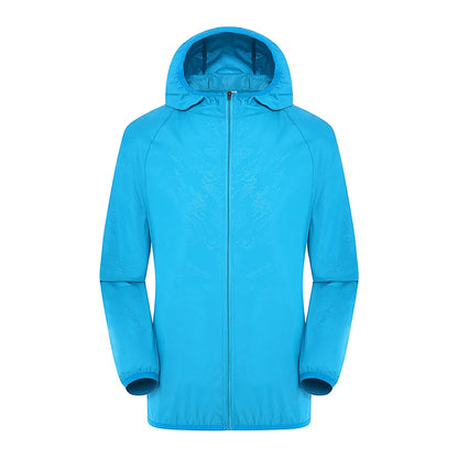 LNGXO Hiking Waterproof Jacket Women Men Camping Running Sun-Protective Windbreaker Quick Dry Outdoor Sport Rain Coat Unisex Beauty World Shop