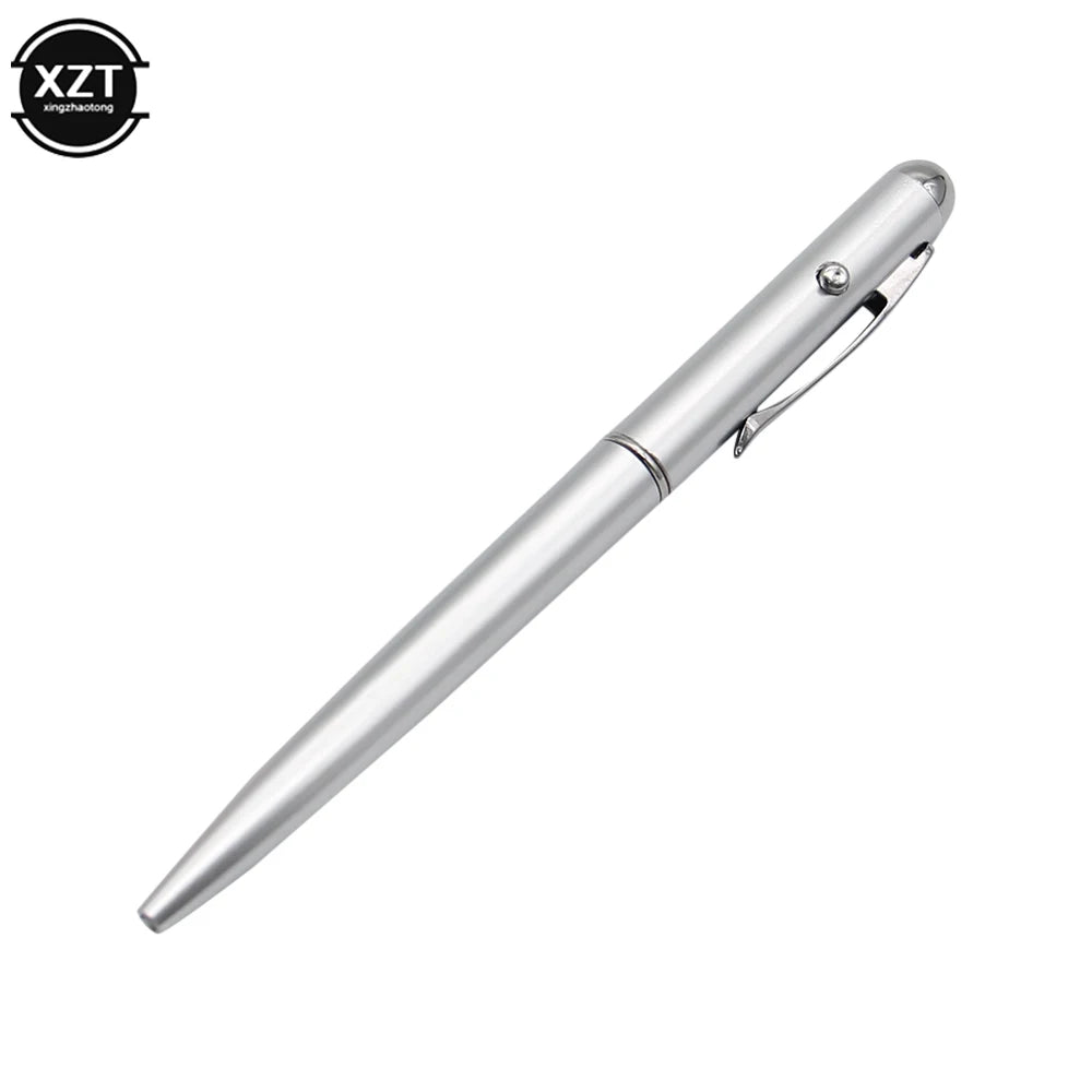 Invisible Ink Pen With Uv Light Hidden Handwriting Novelty Ballpoint Pens Office School Supplies Magic Secret Ballpoint pen Beauty World Shop