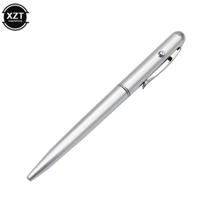 Invisible Ink Pen With Uv Light Hidden Handwriting Novelty Ballpoint Pens Office School Supplies Magic Secret Ballpoint pen Beauty World Shop
