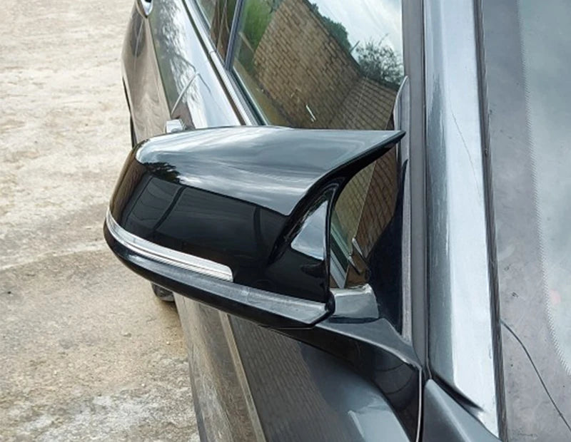 For Bmw 1 2 3 4 X Series Mirror cap F20 F21 F87 M2 F23 F30 F32 F36 X1 E84 Gloss Black Side Mirror Cover Cap Rearview -M4 Style Beauty World Shop