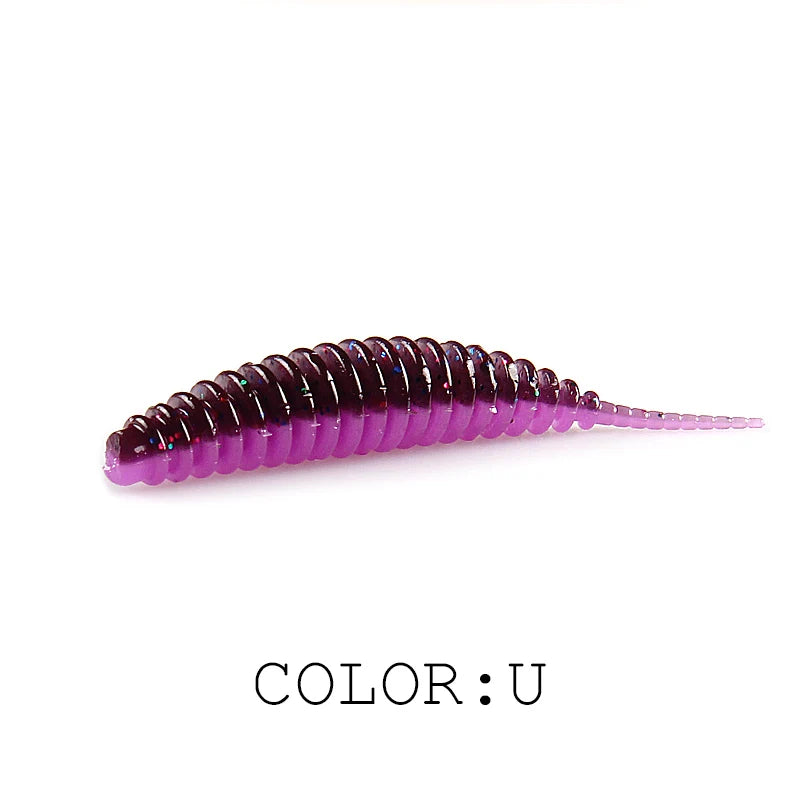 2023 Supercontinent worm bait soft bait Tanta 49mm 65mm fishing lures Pesca carp fishing bass lure Isca artificial PVA Beauty World Shop