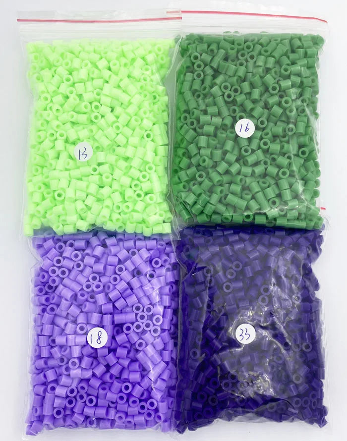 2000PCs/5MM Iron Beads Pixel Puzzle Iron Beads Mix Colors for kids Hama Beads Perler Beads Diy High Quality Handmade Gift toy Beauty World Shop