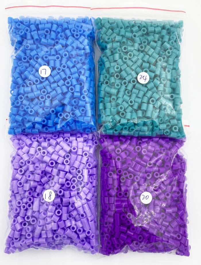2000PCs/5MM Iron Beads Pixel Puzzle Iron Beads Mix Colors for kids Hama Beads Perler Beads Diy High Quality Handmade Gift toy Beauty World Shop