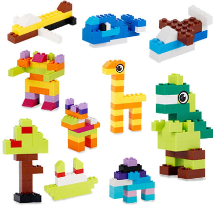 1000 Pieces DIY Creative Building Blocks Bulk Sets City Classic Bricks Assembly Brinquedos Educational Toys for Children Beauty World Shop
