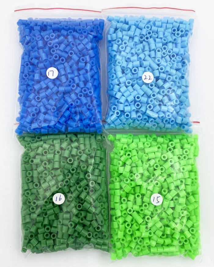 2000PCs/5MM Iron Beads Pixel Puzzle Iron Beads Mix Colors for kids Hama Beads Perler Beads Diy High Quality Handmade Gift toy Beauty World Shop
