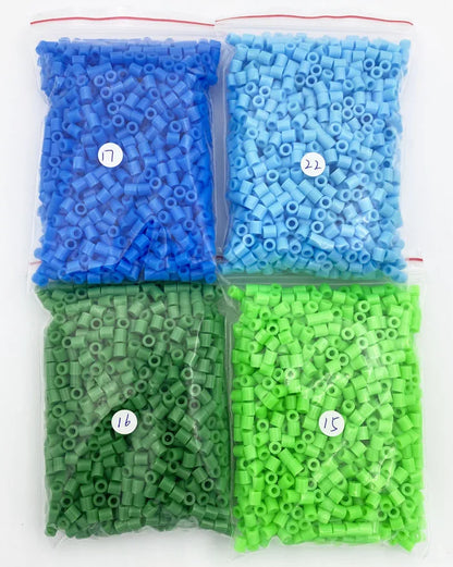 2000PCs/5MM Iron Beads Pixel Puzzle Iron Beads Mix Colors for kids Hama Beads Perler Beads Diy High Quality Handmade Gift toy Beauty World Shop