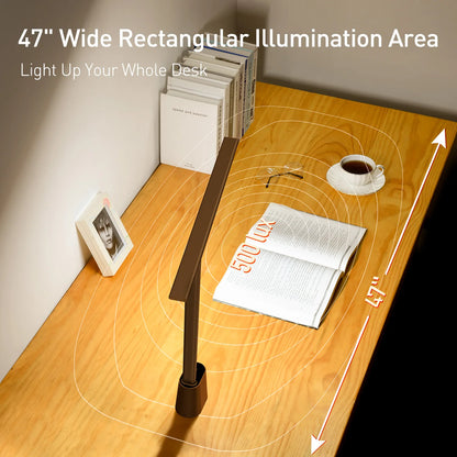 Baseus LED Desk Lamp Eye Protection Study Dimmable Office Light Foldable Table Lamp Smart Adaptive Brightness Bedside Read Lamp Beauty World Shop