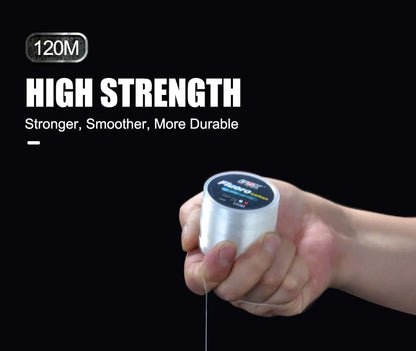 120M Fluorocarbon Coating Fishing Line 0.20mm-0.60mm 7.15LB-45LB Carbon Fiber Leader Line Fishing Lure Wire Sinking Line Japan Beauty World Shop
