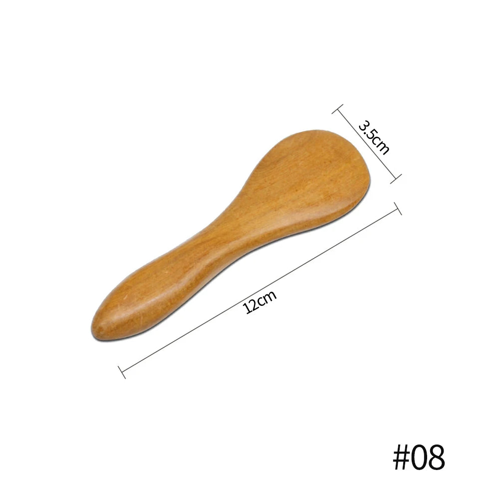 1Pcs Sandalwood Gua Sha Board Massage Scraper guasha Plates Slimming Guasha Body Care Massage Tool For Back Arm Beauty World Shop