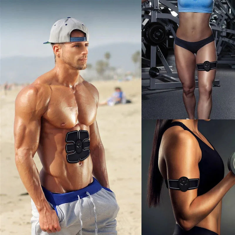 Electric Muscle Stimulator EMS Wireless Buttocks Hip Trainer Abdominal ABS Stimulator Fitness Body Slimming Massager Beauty World Shop