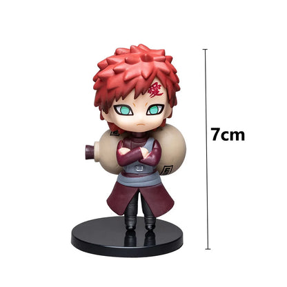 New 12pcs/set Anime Figure Naruto Shippuden Hinata Sasuke Itachi Kakashi Gaara Action Figure Q Version PVC Figures Toys  Gift Beauty World Shop